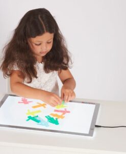 Mesa ligera para niños | Manipulativos de mesa ligera | Mesa de luz  preescolar | Caja de luz de pintura de arena | Mesa ligera para niños |  Juguetes